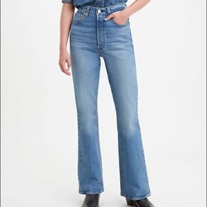 Levi’s ribcage high-waist flair, sz 26